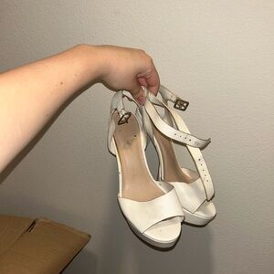 Elegant White Women's Heels